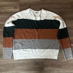 ANDREE BY UNIT Men's Colorblock Crewneck Sweater